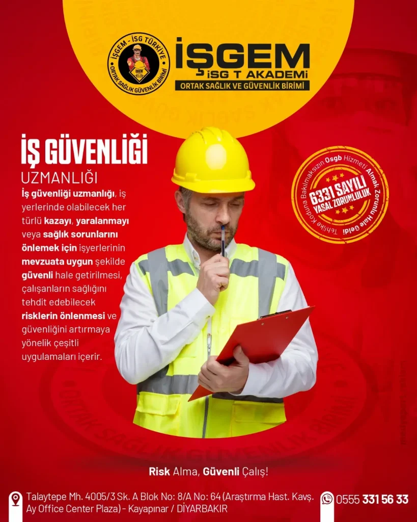 Hani Ortak Sağlık Güvenlik Birimi Hizmetleri